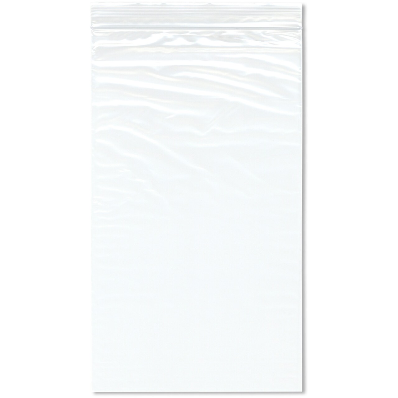 Plymor 7" x 12" (Pack of 100), 2 Mil Zipper Reclosable Plastic Bags